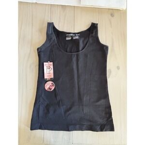 Shapermint Essentials Womens Sz 3XL Black Open Bust Shaper‎ Cami 73002 Plus EUC